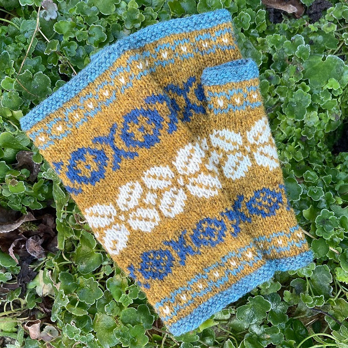 Dawn fingerless mitts kit