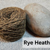 Organic unbleched dyed yarn