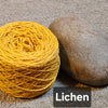 Organic unbleached dyed yarn