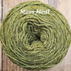 Organic unbleched dyed yarn
