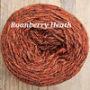 Organic unbleched dyed yarn