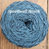 Organic unbleched dyed yarn