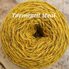 Organic unbleched dyed yarn