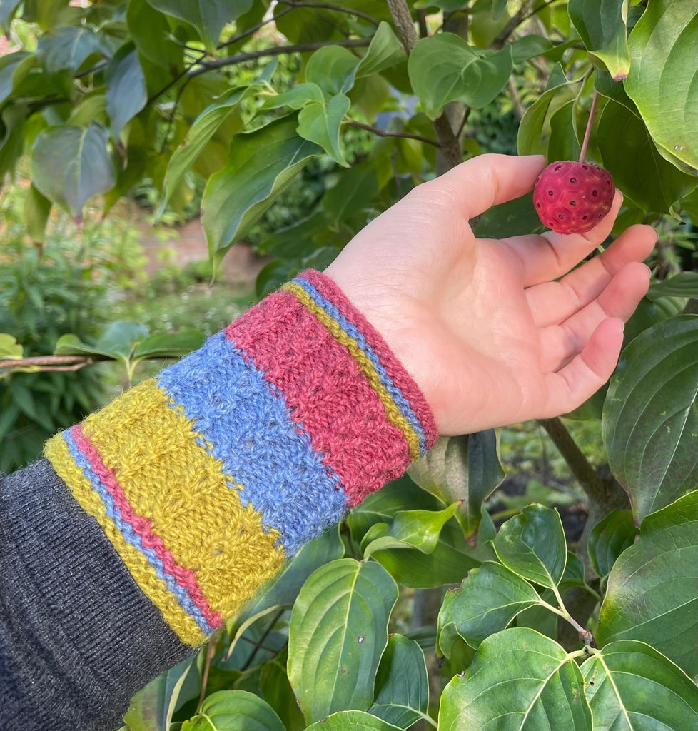 Coffee Bean wrist warmers kit