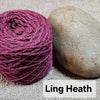 Double knit organic unbleached dyed yarn