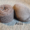 Jumper weight organic undyed unbleached yarn